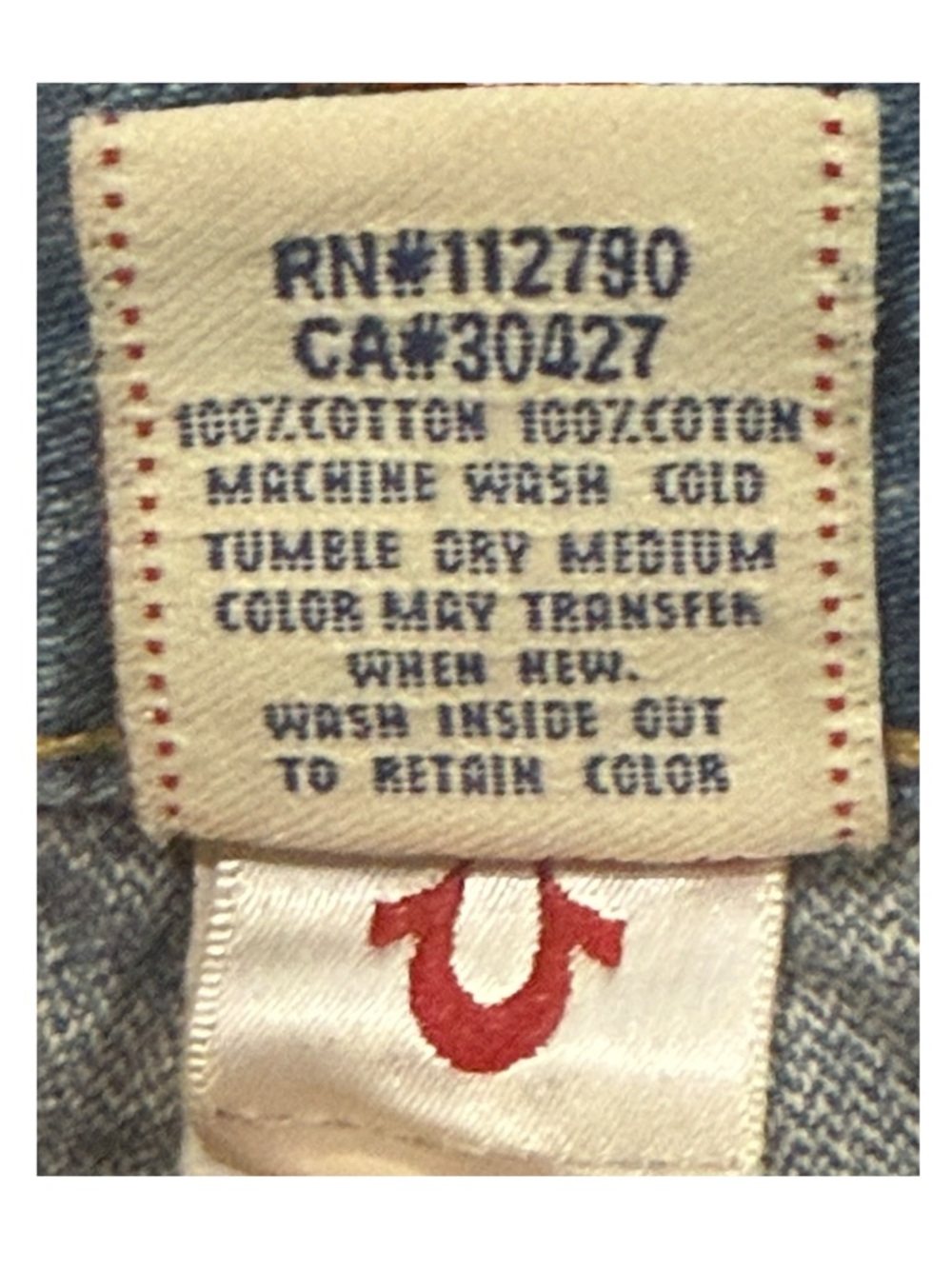 HTF: Y2K new True Religion ❉ Joey Vintage Beaded Cropped Jeans ❉ Saddle Back 25 - Picture 11 of 16
